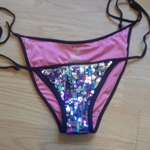 Victoria's Secret Swim: Multicolored Sequin Bottom